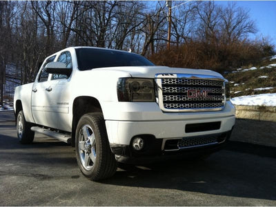 Spyder GMC Sierra 1500/2500/3500 07-13 Projector Headlights LED Halo- LED Smoke PRO-YD-GS07-HL-SM-Headlights-Deviate Dezigns (DV8DZ9)