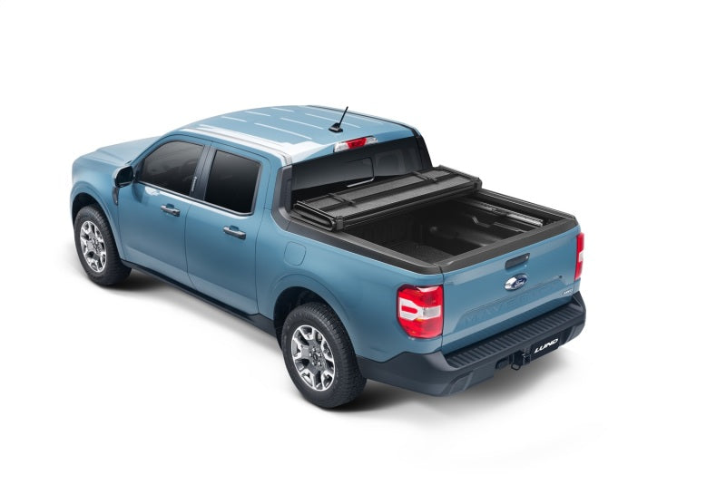 Lund 22-23 Ford Maverick (4.5ft Bed) Hard Fold Tonneau Cover - Black-Tonneau Covers - Hard Fold-Deviate Dezigns (DV8DZ9)