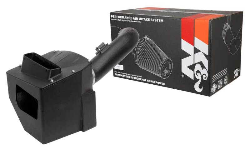 K&N 17-19 Chevrolet/GMC 2500/3500 HD V8-6.6L DSL Performance Intake Kit-Cold Air Intakes-Deviate Dezigns (DV8DZ9)