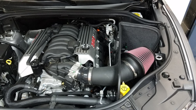 JLT 18-20 Dodge Durango SRT 6.4L Black Textured Cold Air Intake Kit w/Red Filter-Cold Air Intakes-Deviate Dezigns (DV8DZ9)