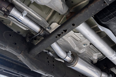 MBRP 2021+ Chevy Tahoe / GMC Yukon T304 SS 3in Cat-Back Dual Split Exhaust w/ Quad Carbon Fiber Tips-Catback-Deviate Dezigns (DV8DZ9)