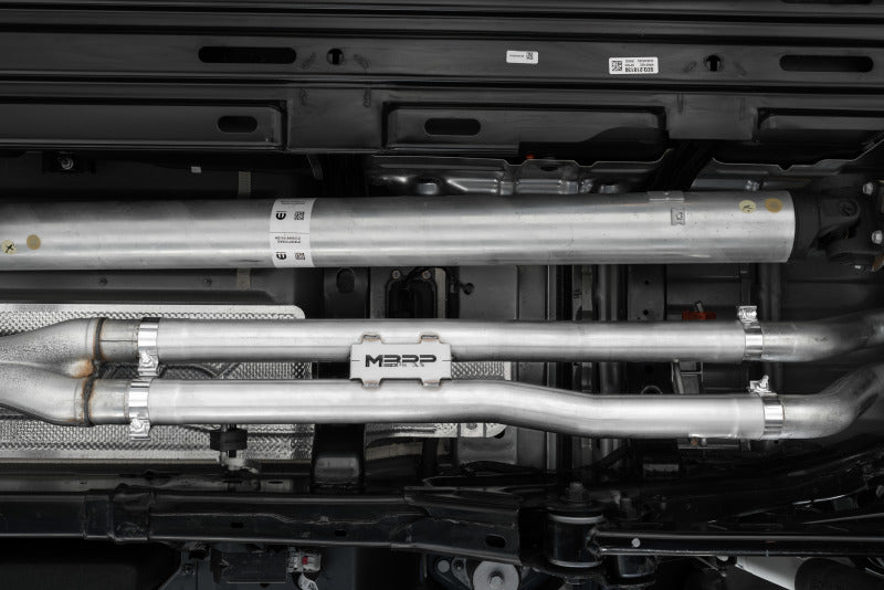 MBRP 2021 Ram TRX 6.2 S/C 3in T304 SS Muffler Delete Pipe-Muffler Delete Pipes-Deviate Dezigns (DV8DZ9)