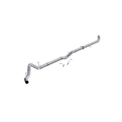 MBRP 01-04 Chevrolet/GMC Silverado/Sierra 2500/3500 6.6L 4in Downpipe-Back Exhaust Single Side Exit-Downpipe Back-Deviate Dezigns (DV8DZ9)
