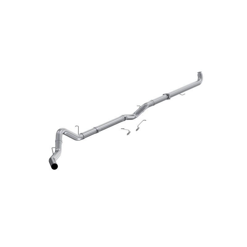 MBRP 01-04 Chevrolet/GMC Silverado/Sierra 2500/3500 6.6L 4in Downpipe-Back Exhaust Single Side Exit-Downpipe Back-Deviate Dezigns (DV8DZ9)