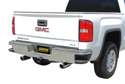 Gibson 15-18 Chevrolet Silverado 1500 LS 5.3L 3in/2.25in Cat-Back Dual Split Exhaust - Aluminized-Catback-Deviate Dezigns (DV8DZ9)