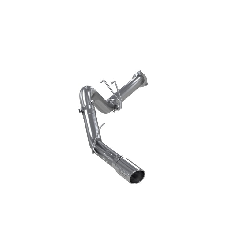 MBRP 2015 Ford F250/350/450 6.7L 4in Single Side Exit Aluminized Exhaust Includes 5in Tip-Catback-Deviate Dezigns (DV8DZ9)