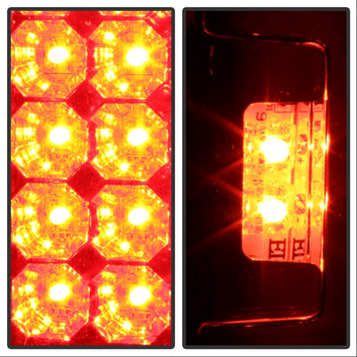 Spyder Ford F150 side 97-03/F250/350 Duty 99-07 LED Tail Lights Red Clear ALT-YD-FF15097-LED-RC-Tail Lights-Deviate Dezigns (DV8DZ9)