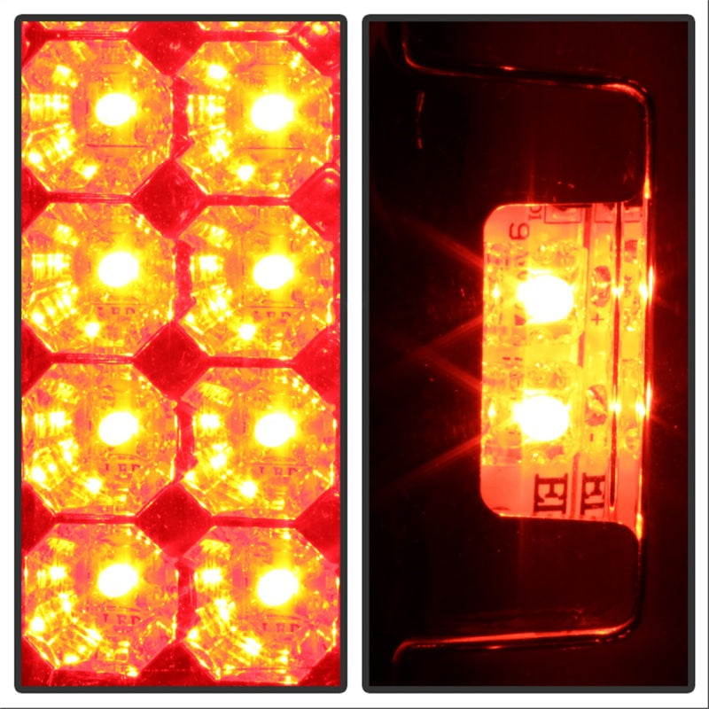 Spyder Ford F150 side 97-03/F250/350 Duty 99-07 LED Tail Lights Red Clear ALT-YD-FF15097-LED-RC-Tail Lights-Deviate Dezigns (DV8DZ9)