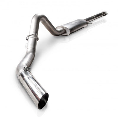 Stainless Works 2011-14 F-150 3.5L 3-1/2in Catback Chambered Muffler Factory Connection-Catback-Deviate Dezigns (DV8DZ9)