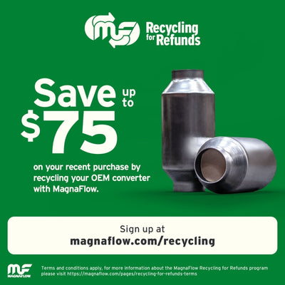 MagnaFlow Conv Universal 3 inch OEM-Catalytic Converter Universal-Deviate Dezigns (DV8DZ9)