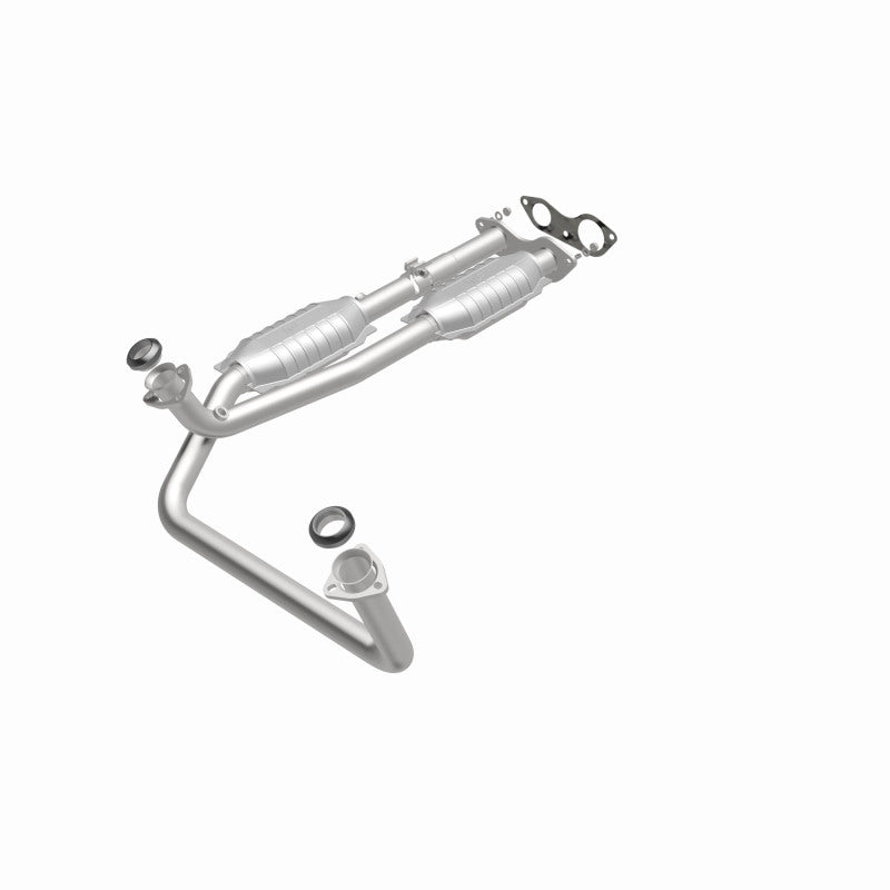 MagnaFlow Conv DF GM Truck/Suv Dual Outlet 96-Catalytic Converter Direct Fit-Deviate Dezigns (DV8DZ9)