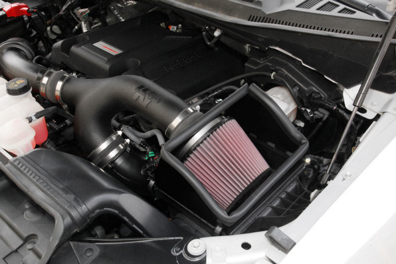 K&N 2017-2018 Ford F-150 Ecoboost 3.5L F/I Aircharger Performance Intake-Cold Air Intakes-Deviate Dezigns (DV8DZ9)