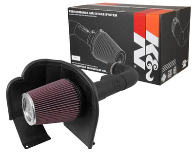 K&N 2014 CHEVROLET/GMC Silverado & Sierra V6 4.3L Performance Air Intake System-Cold Air Intakes-Deviate Dezigns (DV8DZ9)