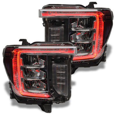 Oracle 20-21 GMC Sierra 2500/3500 HD RGB+W Headlight DRL Kit - ColorSHIFT w/o Cntrl SEE WARRANTY-Headlights-Deviate Dezigns (DV8DZ9)