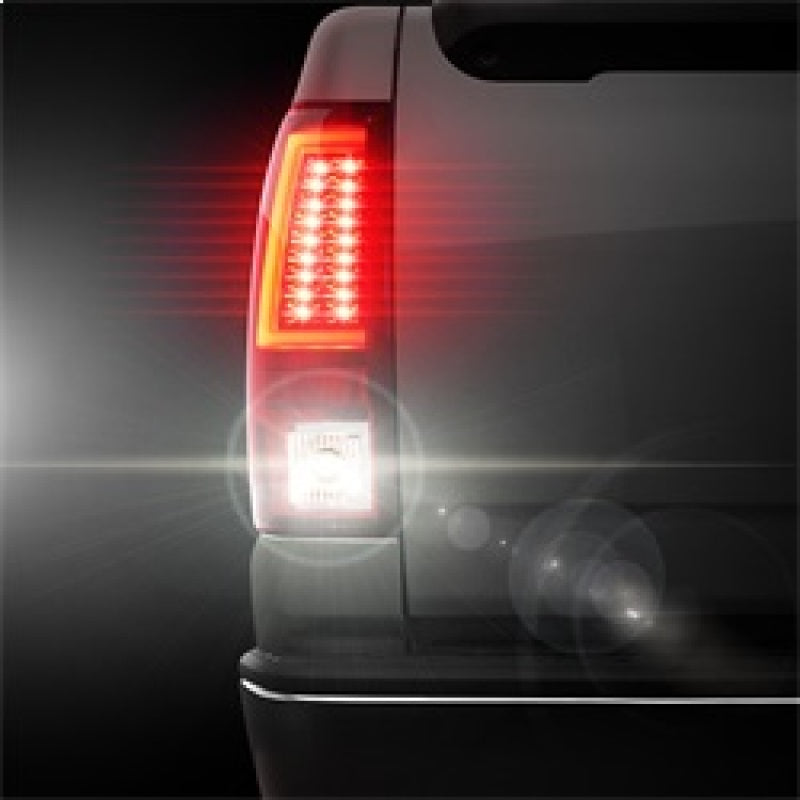 Spyder Chevy Silverado 1500/2500 03-06 Version 2 LED Tail Lights - Red Clear ALT-YD-CS03V2-LED-RC-Tail Lights-Deviate Dezigns (DV8DZ9)