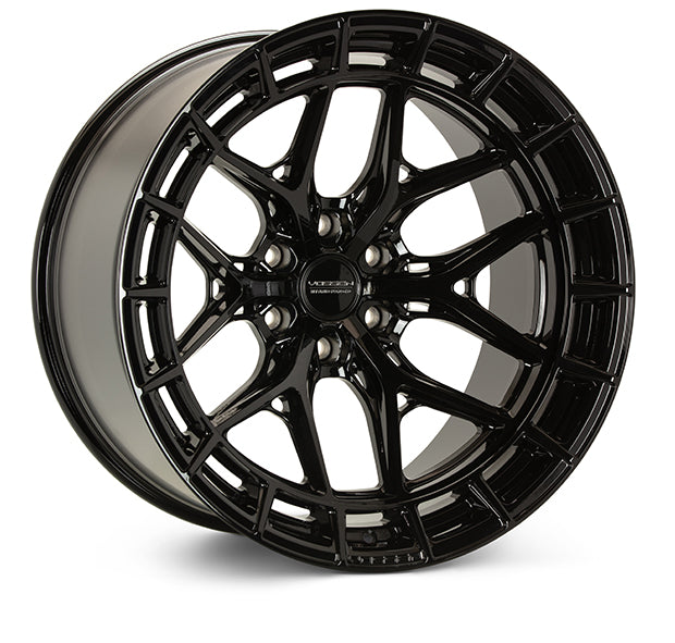 Vossen HFX-1 24x12 / 8x170 / ET-44 / Ultra Deep / 125.1 CB - Gloss Black Wheel-Wheels-Deviate Dezigns (DV8DZ9)