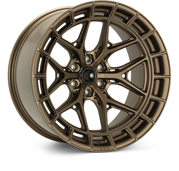 Vossen HFX-1 18x9 / 6x139.7 / ET0 / Super Deep / 106.1 CB - Terra Bronze Wheel-Wheels-Deviate Dezigns (DV8DZ9)