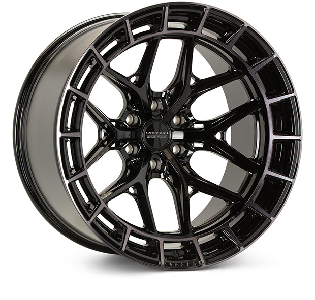 Vossen HFX-1 24x10 / 6x139.7 / ET25 / Deep / 106.1 CB - Tinted Gloss Black Wheel-Wheels-Deviate Dezigns (DV8DZ9)