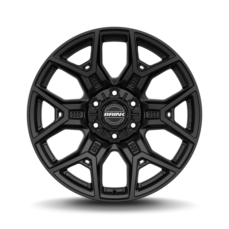 BRINK - B201 INSURGENT / 22x10 / 6x139.7 + 6x135 / ET12 / 106.1 CB - NOCTURNAL BLACK-Wheels-Deviate Dezigns (DV8DZ9)