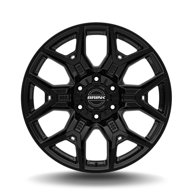 BRINK - B207 INSURGENT / 20x9 / 6x139.7 + 6x135 / ET18 / 106.1 CB - PIANO BLACK-Wheels-Deviate Dezigns (DV8DZ9)