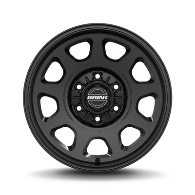 BRINK - B301 ALPINE / 17x8.5 / 6x120 + 6x114.3 / ET0 / 72.56 CB - NOCTURNAL BLACK-Wheels-Deviate Dezigns (DV8DZ9)