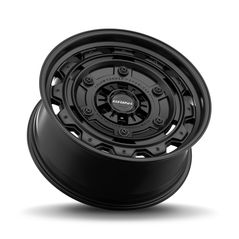 BRINK - B401 BARRACKS / 17x8.5 / 6x120 + 6x114.3 / ET0 / 72.56 CB - NOCTURNAL BLACK-Wheels-Deviate Dezigns (DV8DZ9)