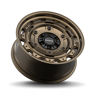 BRINK - B402 BARRACKS / 17x8.5 / 5x127 + 5x114.3 / ET0 / 78.1 CB - ROYAL BRONZE-Wheels-Deviate Dezigns (DV8DZ9)