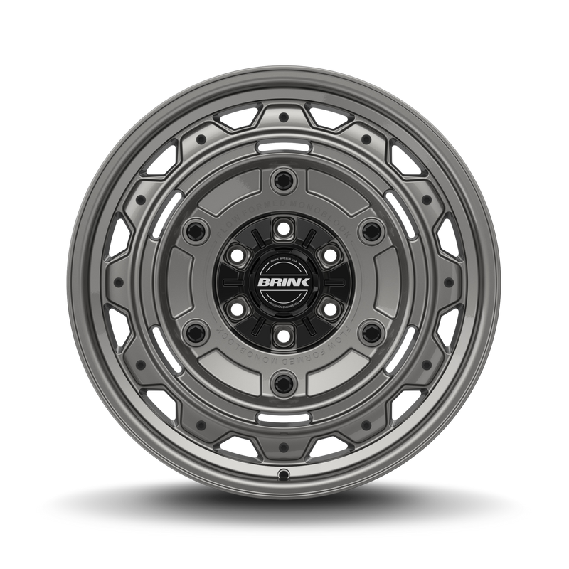 BRINK - B403 BARRACKS / 17x9 / 5x127 + 5x114.3 / ET-12 / 78.1 CB - VIVID TITANIUM-Wheels-Deviate Dezigns (DV8DZ9)