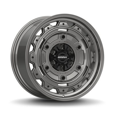 BRINK - B403 BARRACKS / 17x8.5 / 6x139.7 + 6x135 / ET0 / 106.1 CB - VIVID TITANIUM-Wheels-Deviate Dezigns (DV8DZ9)