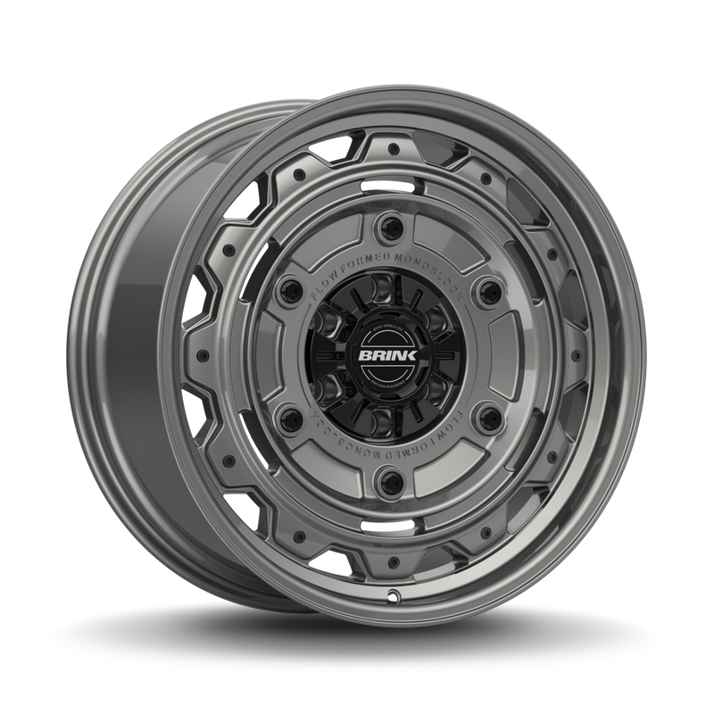 BRINK - B403 BARRACKS / 17x8.5 / 6x139.7 + 6x135 / ET0 / 106.1 CB - VIVID TITANIUM-Wheels-Deviate Dezigns (DV8DZ9)