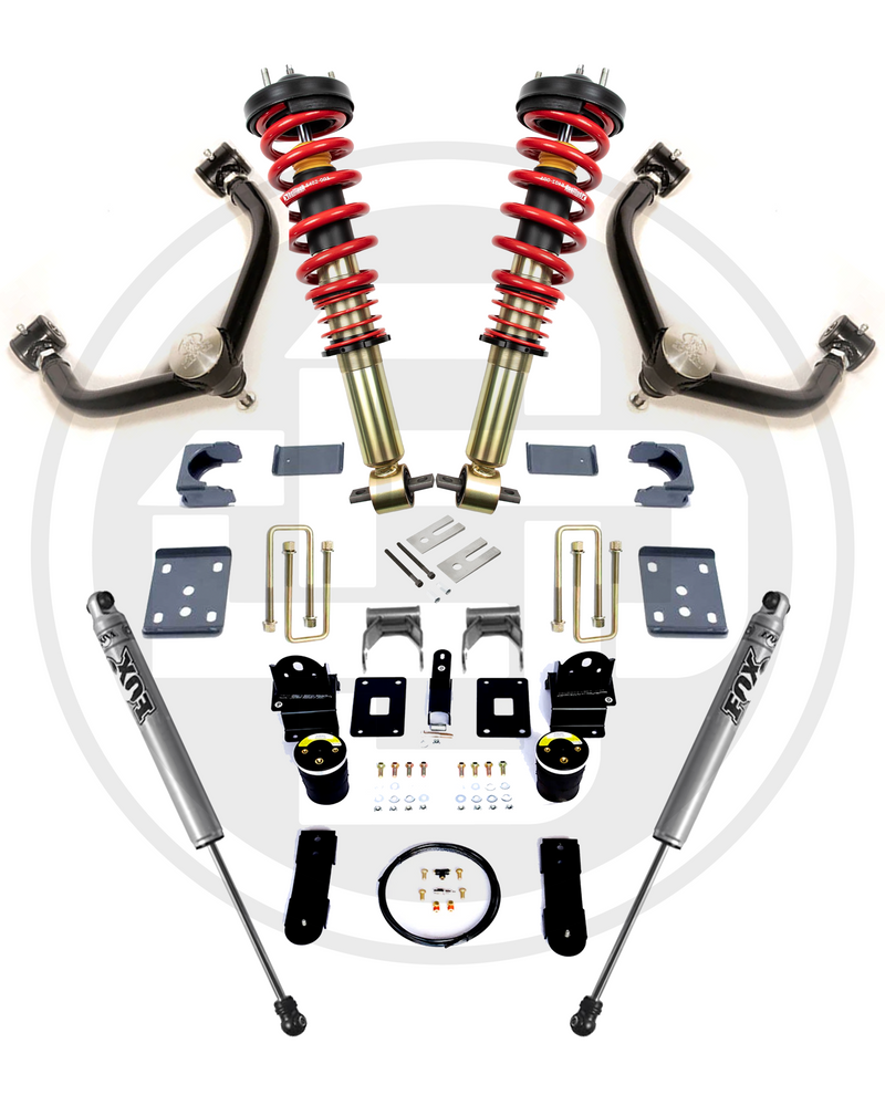 DV8DZ9 - D1 Lowering Kit | F-150 2015-2020 | -1.0 to 4 "F / 5-6" R | 4WD-Lowering Kits-Deviate Dezigns (DV8DZ9)