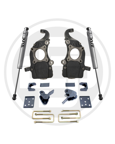 DV8DZ9 - D2 Lowering Kit | Ford F-150 2015-2020 | 2"F / 4" R | 2WD-Lowering Kits-Deviate Dezigns (DV8DZ9)