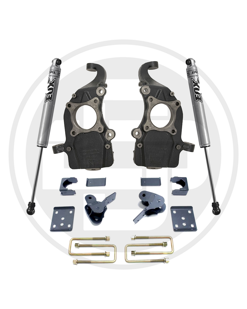 DV8DZ9 - D2 Lowering Kit | Ford F-150 2015-2020 | 2"F / 4" R | 2WD-Lowering Kits-Deviate Dezigns (DV8DZ9)