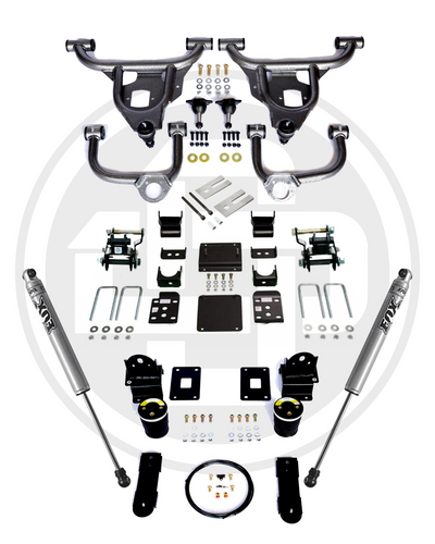 DV8DZ9 - DP Lowering Kit | 2024-2025 F-150 PowerBoost 4x4 | 3 "F / 5" R-Lowering Kits-Deviate Dezigns (DV8DZ9)