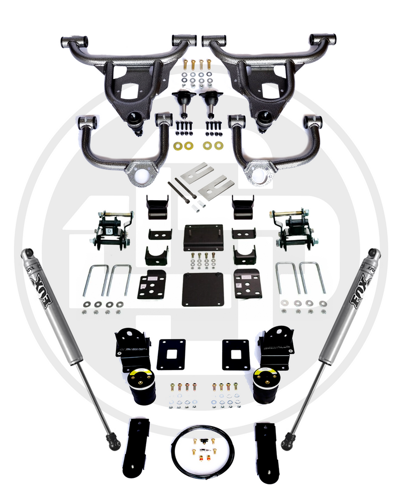 DV8DZ9 - DP Lowering Kit | 2024-2025 F-150 PowerBoost 4x4 | 3 "F / 5" R-Lowering Kits-Deviate Dezigns (DV8DZ9)