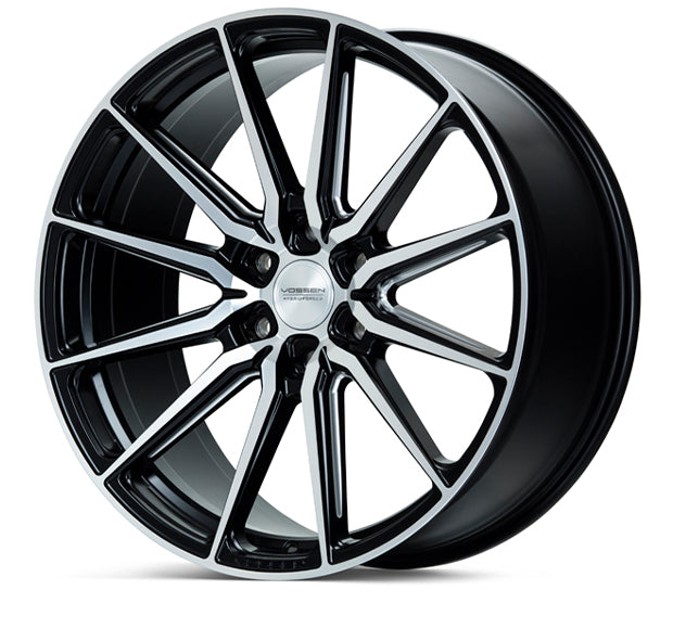 Vossen HF6-1 24x10 / 6x139.7 / ET25 / Deep Face / 106.1 - Brushed Matte Black Wheel-Wheels-Deviate Dezigns (DV8DZ9)