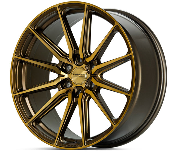 Vossen HF6-1 22x9.5 / 6x139.7 / ET20 / Deep Face / 106.1 - Tinted Matte Bronze Wheel-Wheels-Deviate Dezigns (DV8DZ9)