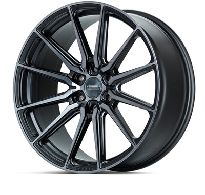 Vossen HF6-1 24x10 / 6x139.7 / ET25 / Deep Face / 106.1 - Tinted Matte Gunmetal Wheel-Wheels-Deviate Dezigns (DV8DZ9)