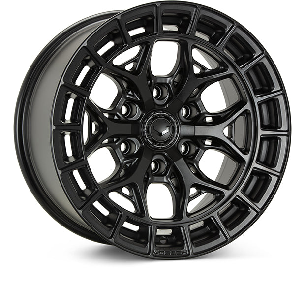 Vossen HFX-1 20x9 / 6x139.7 / ET18 / Deep / 106.1 CB - Satin Black Wheel-Wheels-Deviate Dezigns (DV8DZ9)