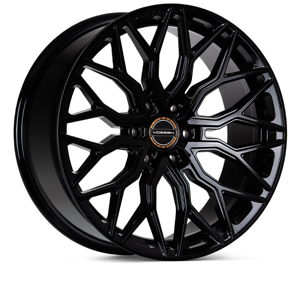 Vossen HF6-3 24x10 / 6x135 / ET25 / Deep Face / 87.1 - Gloss Black Wheel-Wheels-Deviate Dezigns (DV8DZ9)