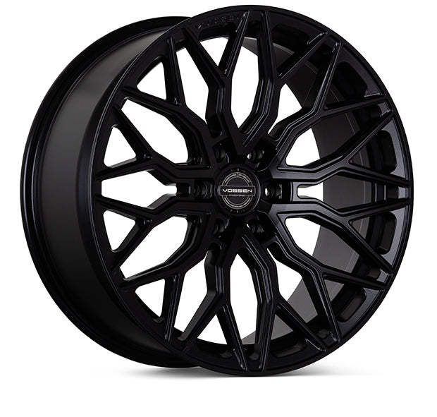 Vossen HF6-3 22x9.5 / 6x139.7 / ET20 / Deep Face / 106.1 - Satin Black Wheel-Wheels-Deviate Dezigns (DV8DZ9)