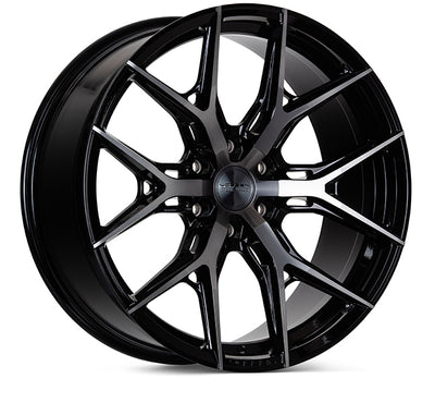 Vossen HF6-4 20x9.5 / 6x139.7 / ET15 / Deep Face / 106.1 - Tinted Gloss Black Wheel-Wheels-Deviate Dezigns (DV8DZ9)