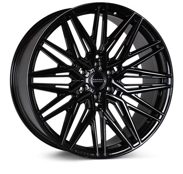 Vossen HF6-5 26x10 / 6x135 / ET35 / Deep / 87.1 CB - Gloss Black Wheel-Wheels-Deviate Dezigns (DV8DZ9)