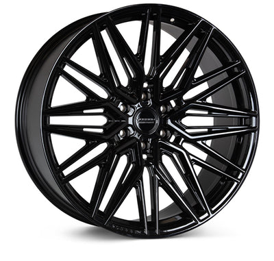 Vossen HF6-5 22x12 / 6x135 / ET-44 / Ultra Deep Face / 87.1 - Gloss Black Wheel-Wheels-Deviate Dezigns (DV8DZ9)