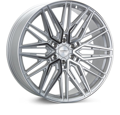 Vossen HF6-5 22x10 / 6x135 / ET-18 / Super Deep Face / 87.1 - Silver Polished Wheel-Wheels-Deviate Dezigns (DV8DZ9)