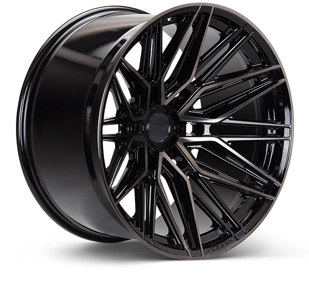 Vossen HF6-5 24X10 / 6X139.7 / ET35 / Deep Face / 95.1 - Tinted Gloss Black Wheel-Wheels-Deviate Dezigns (DV8DZ9)