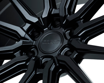 Vossen HF6-1 20x9.5 / 6x139.7 / ET15 / Deep Face / 106.1 - Satin Black Wheel-Wheels-Deviate Dezigns (DV8DZ9)