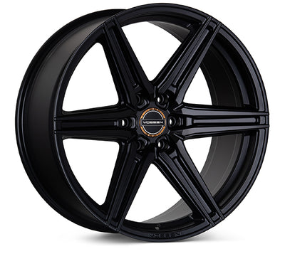 Vossen HF6-2 20x9.5 / 6x139.7 / ET15 / Deep Face / 106.1 - Satin Black Wheel-Wheels-Deviate Dezigns (DV8DZ9)