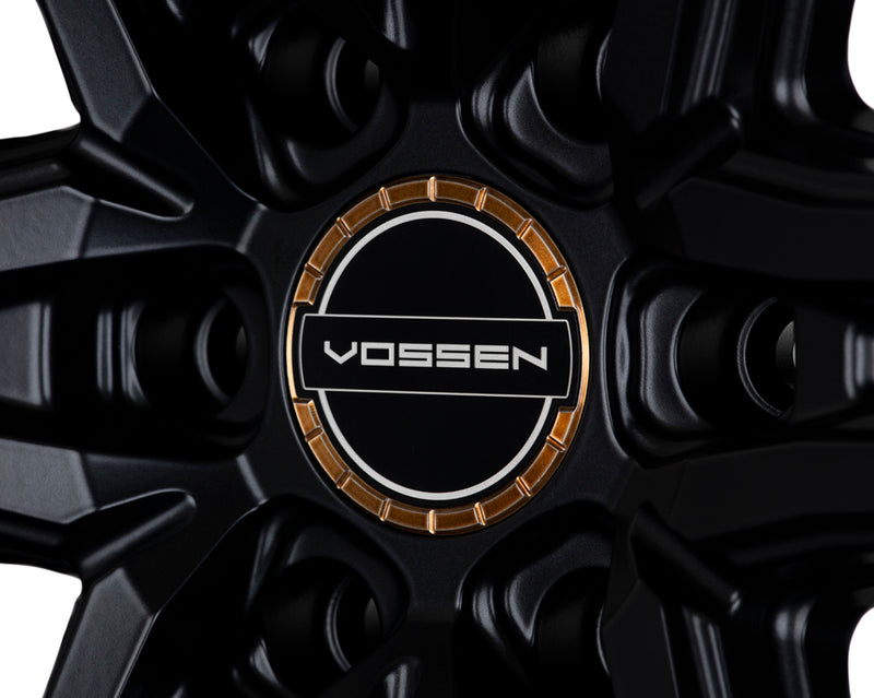 Vossen HF6-2 20x9.5 / 6x139.7 / ET15 / Deep Face / 106.1 - Satin Black Wheel-Wheels-Deviate Dezigns (DV8DZ9)