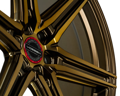 Vossen HF6-2 20x9.5 / 6x139.7 / ET15 / Deep Face / 106.1 - Tinted Matte Bronze Wheel-Wheels-Deviate Dezigns (DV8DZ9)